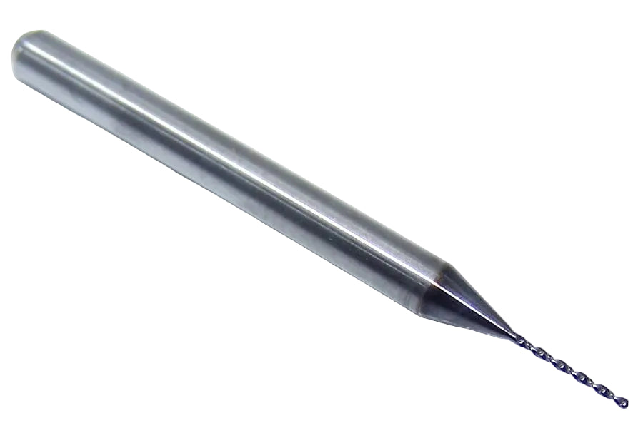 07425 SGS 0.50mm Carbide Drill 2 Flute 0.0197" Diameter .260" Flute 1.50" Length .118 Shank 130° Point M226