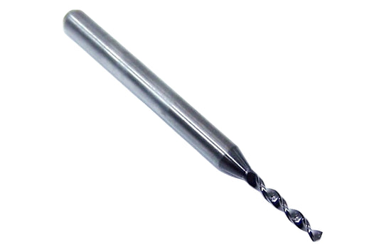 07530 SGS 1.41mm Carbide Drill 2 Flute 0.0555" Diameter .400" Flute 1.50" Length .118 Shank 130° Point AlTiN M226