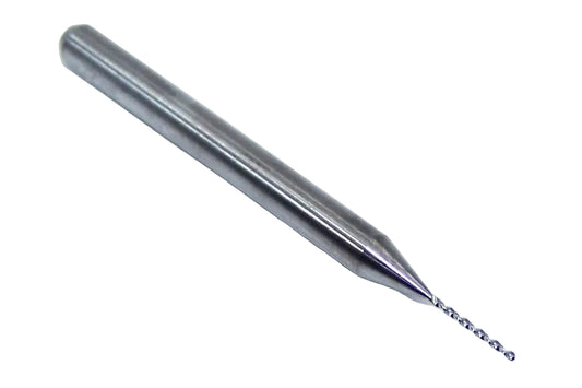 07769 SGS 0.50mm Carbide Drill 2 Flute 0.0197" Diameter .260" Flute 1.50" Length .118 Shank 130° Point M226