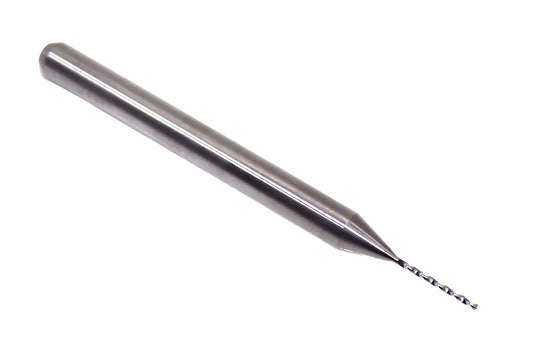 07773 SGS 0.54mm Carbide Drill 2 Flute 0.0213" Diameter .260" Flute 1.50" Length .118 Shank 130° Point M226