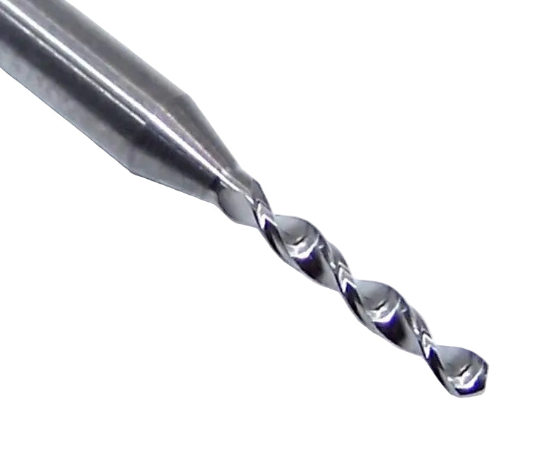 07874 SGS 1.41mm Carbide Drill 2 Flute 0.0555" Diameter .400" Flute 1.50" Length .118 Shank 130° Point M226