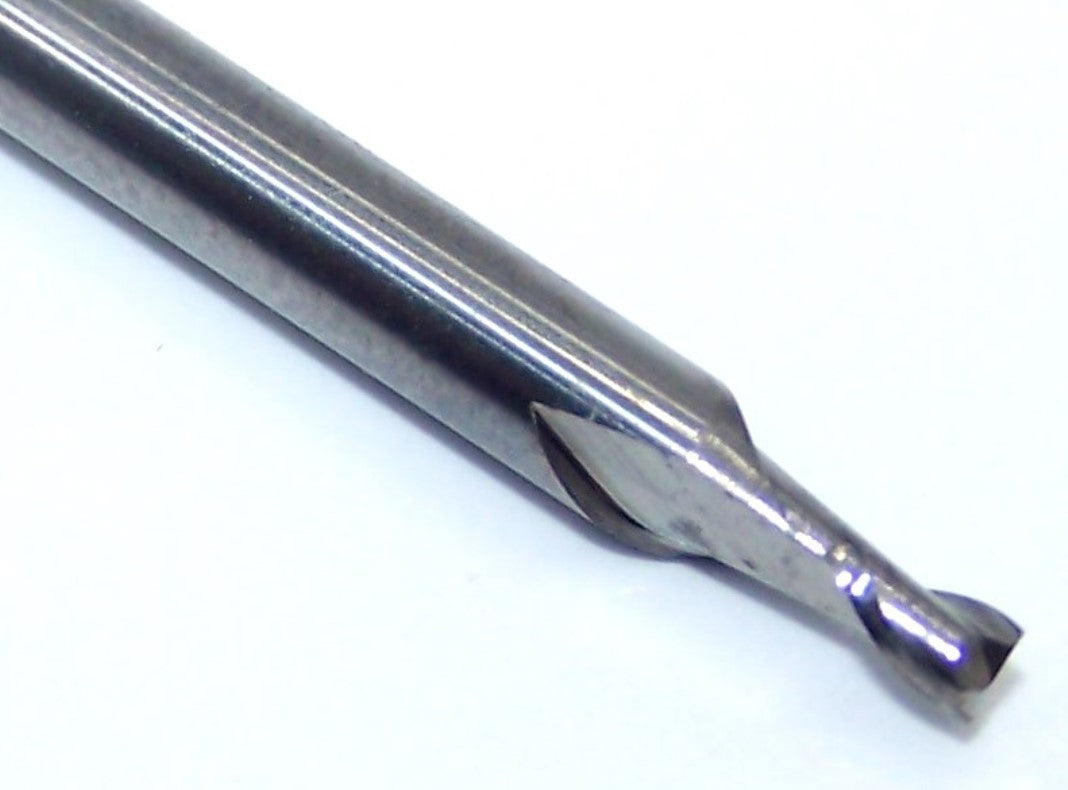 08551 Kyocera SGS .0750" Carbide 2 Flute End Mill .005" Radius .075" Diameter .113" Flute 1.50" Length .125" Shank