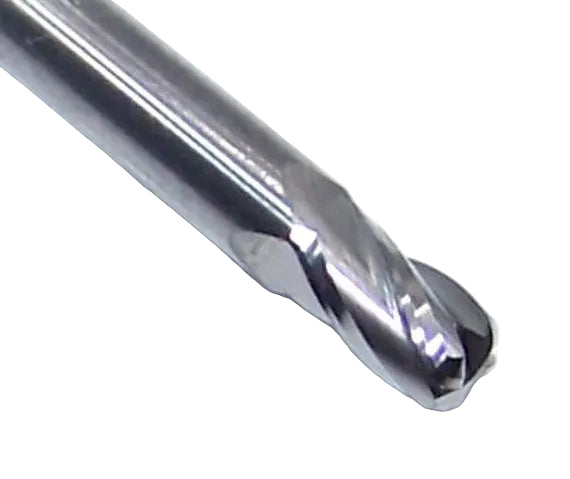 09124 Kyocera SGS .1200" Carbide 4 Flute End Mill .030" Radius 0.1200" Diameter .180" Flute 1.50" Length .125" Shank