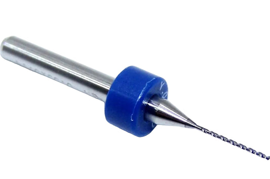 100.0210.360 Kyocera #75 Carbide 2 Flute Drill PCB Type .0210" Diameter .360" Flute 1.50" Length .125" Shank with Ring