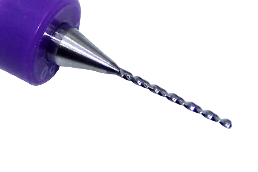 100.0260.400 Kyocera #71 Carbide 2 Flute Drill .0260" Diameter .400" Flute 1.50" Length .125" Shank