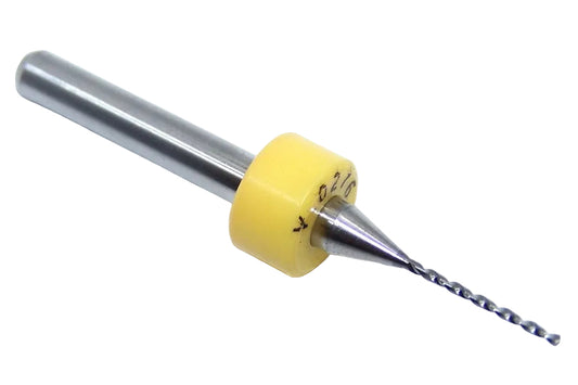100.0276.400 Kyocera 0.70mm Carbide 2 Flute Drill PCB Type .0276" Diameter .400" Flute 1.50" Length .125" Shank