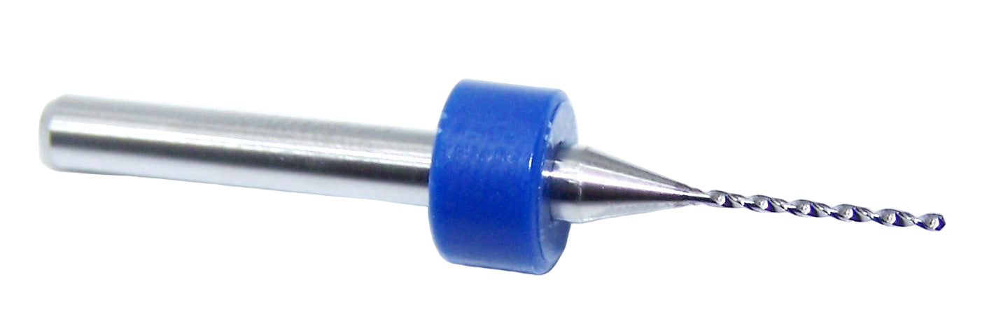 100.0292.400 Kyocera #69 Carbide 2 Flute Drill PCB Type .0292" Diameter .400" Flute 1.50 Length .125" Shank