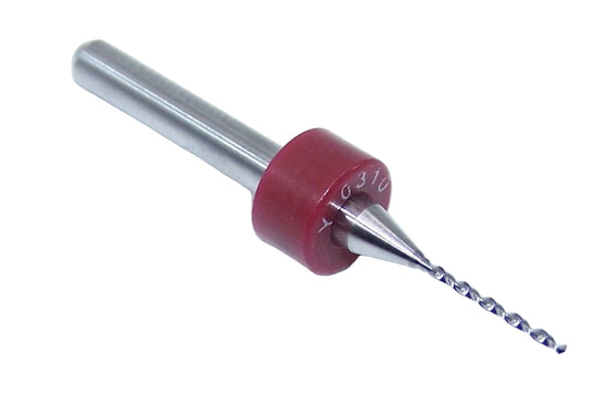 100.0310.400 Kyocera #68 Carbide 2 Flute Drill PCB Type .0310" Diameter .400" Flute 1.50" Length .125" Shank