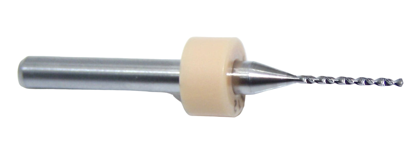 100.0312.400 Kyocera 1/32" Carbide 2 Flute Drill PCB Type .0312" Diameter .400" Flute 1.50" Length .125" Shank