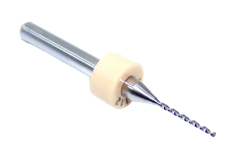 100.0312.400 Kyocera 1/32" Carbide 2 Flute Drill PCB Type .0312" Diameter .400" Flute 1.50" Length .125" Shank