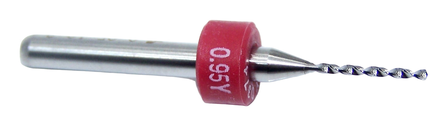100.0374.400 Kyocera 0.95mm Carbide 2 Flute Drill PCB Type 0.0374" Diameter .400" Flute 1.50" Length .125" Shank
