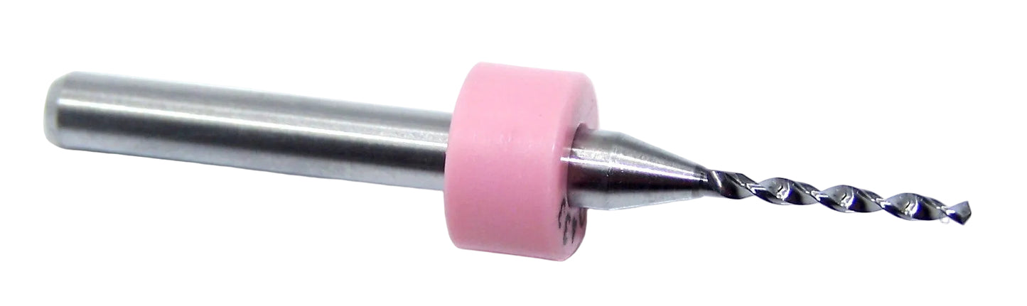 100.0433.400 Kyocera 1.10mm Carbide 2 Flute Drill PCB Type .0433" Diameter .400" Flute 1.50" Length .125" Shank