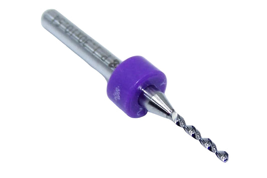 100.0512.400 Kyocera 1.30mm Carbide 2 Flute Drill PCB Type .0512" Diameter .400" Flute 1.50" Length .125" Length 130° Point