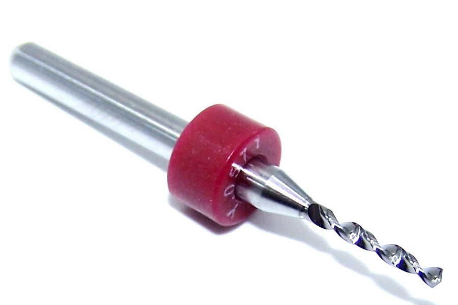 100.0571.400 Kyocera 1.45mm Carbide 2 Flute Drill PCB Type .0571" Diameter .400" Flute 1.50" Length .125" Length 130° Point