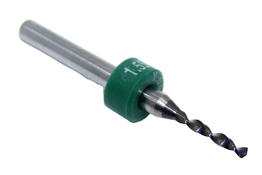 100.0610.400 Kyocera 1.55mm Carbide Drill 2 Flute PCB Type .0610" Diameter .400" Flute 1.50" Length .125" shank
