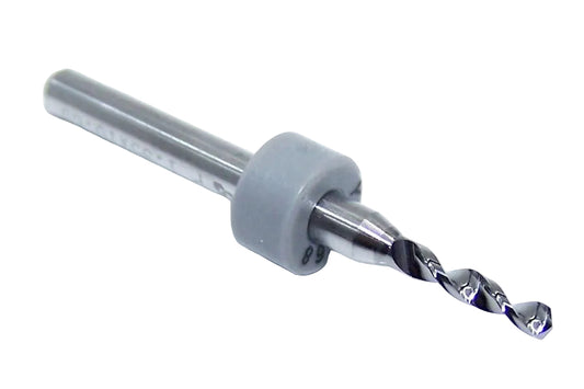 100.0768.400 Kyocera 1.95mm Carbide 2 Flute Drill PCB Type .0768" Diameter .400" Flute 1.50" Length .125" Shank 130° Point