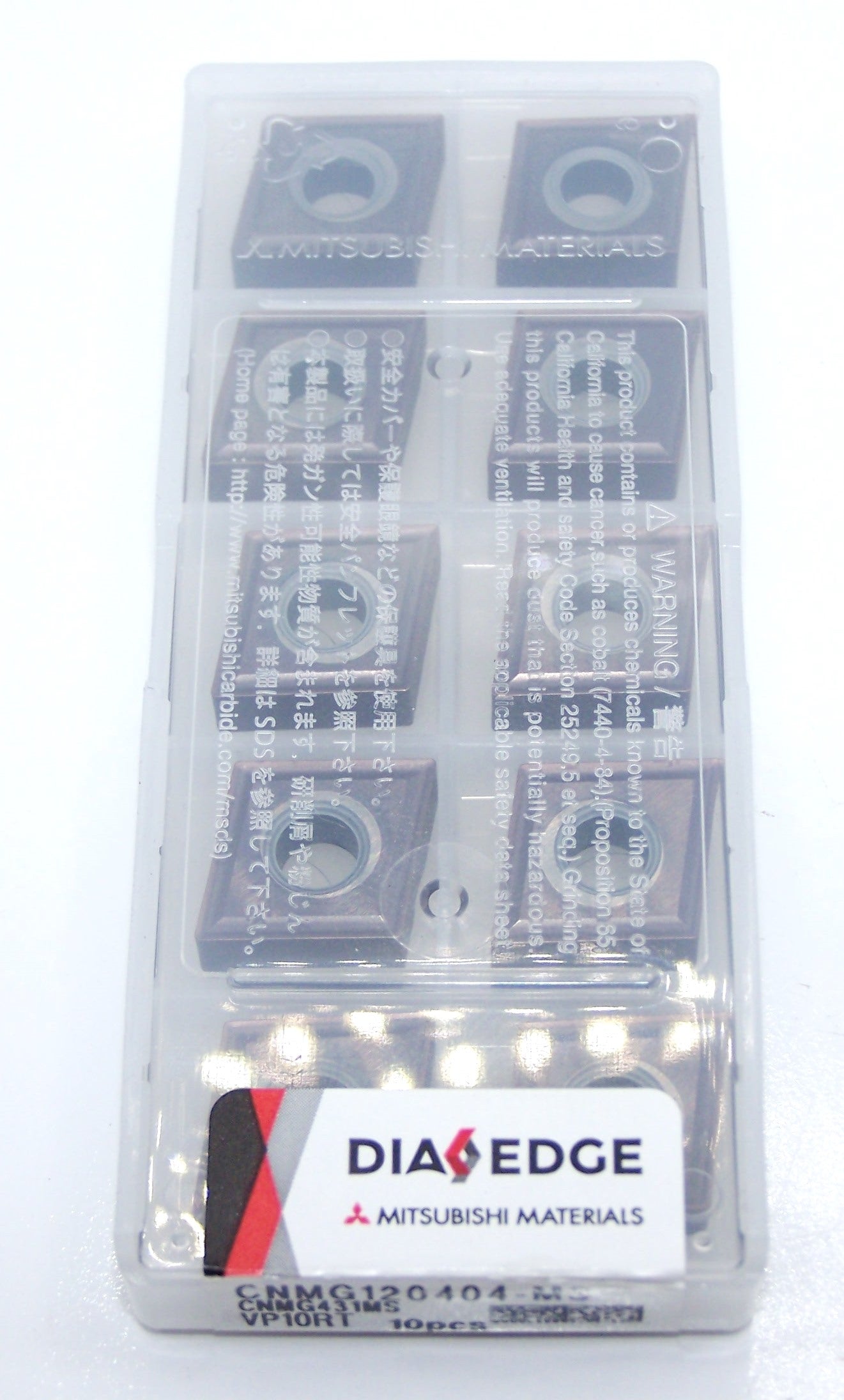 CNMG431MS VP10RT Mitsubishi Turning Insert - 202631 - Pack of 10