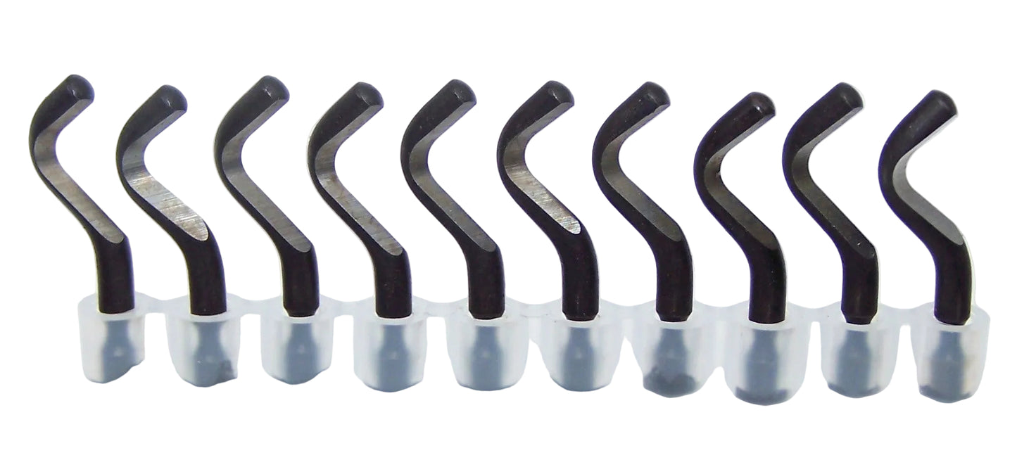 151-29025 Shaviv B32 High Speed Steel Hooked Deburr Blade 29025 (Pack of 10)