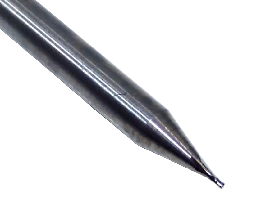00384 Kyocera SGS .0170" Carbide 4 Flute End Mill SQ .0170" Diameter .026" Flute 1.50" Length .125" Shank