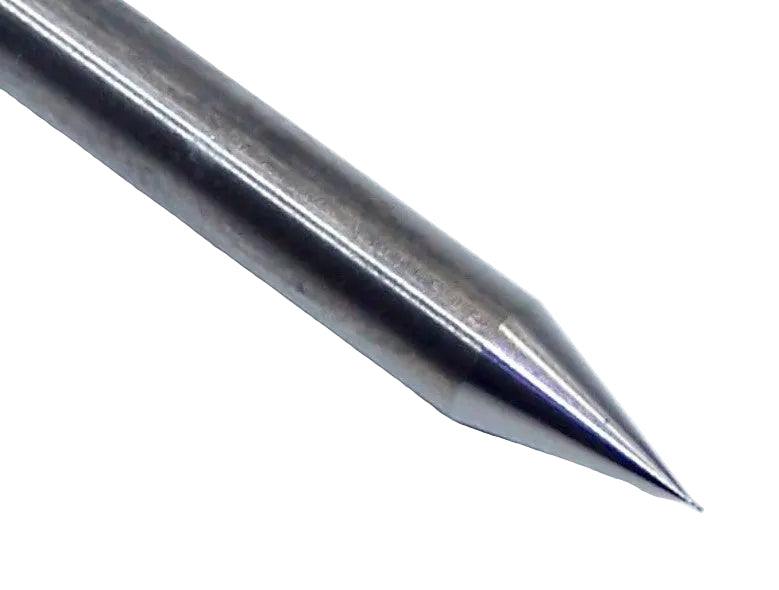 05112 Kyocera SGS 0.10mm Carbide 4 Flute Micro End Mill .0039" Diameter .0059" Flute 1.50" Length .1181" Shank