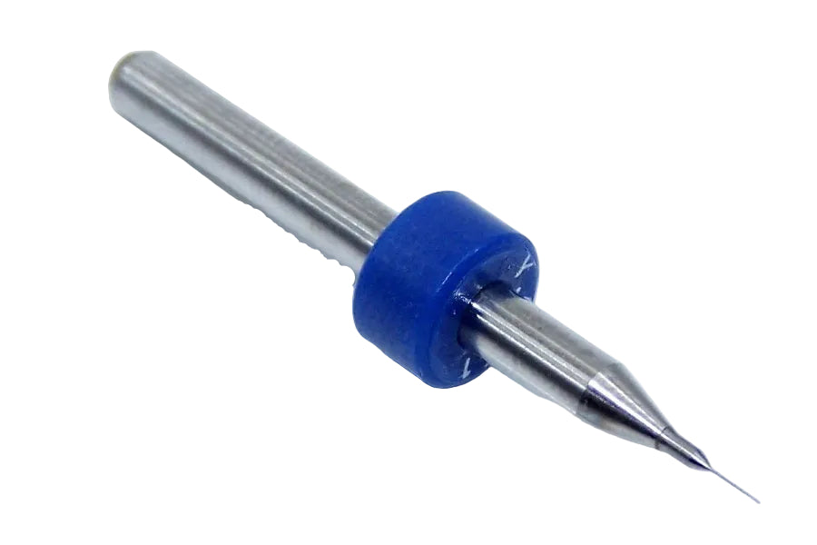 430.0051.098 Kyocera 0.13mm Carbide 2 Flute Drill PCB Undercut Hybrid .0051" Diameter .098" Flute 1.50" Length .125" Shank