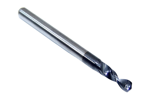 105-1102L400 Kyocera 2.80mm Carbide 0.1102" Diameter 0.400" Flute 1.5" Length 0.125" Shank 130° Point