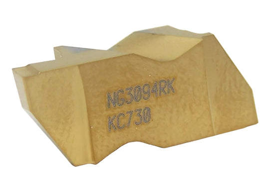 NG3094RK KC730 Kennametal Top Notch Grooving Insert Right Hand Long Reach .094" Width Size 3 - 1114321 - Pack of 5