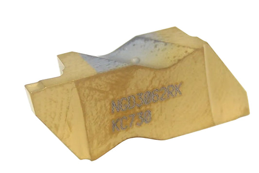 NGD3062RK KC730 Kennametal Top Notch Grooving Insert Right Hand Long Reach .062" Width Size 3 - 1114323 - Pack of 5
