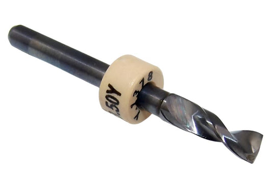 150.1378.500 Kyocera3.50mm Carbide Drill 0.1378" Diameter .500" Flute 1.50" Length .125" Shank