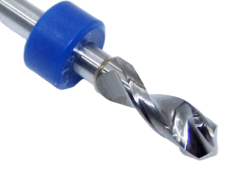 150.1562.500 Kyocera 5/32" Carbide 2 Flute Drill PCB  .1562" Diameter .500" Flute 1.50" Length  .125" Shank 165° Point