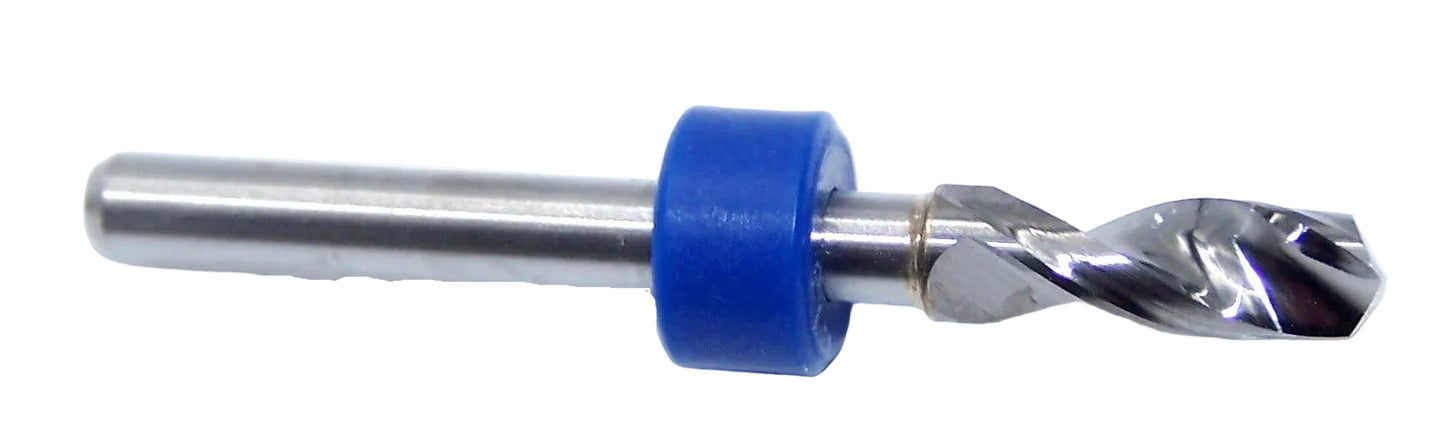 150.1562.500 Kyocera 5/32" Carbide 2 Flute Drill PCB  .1562" Diameter .500" Flute 1.50" Length  .125" Shank 165° Point