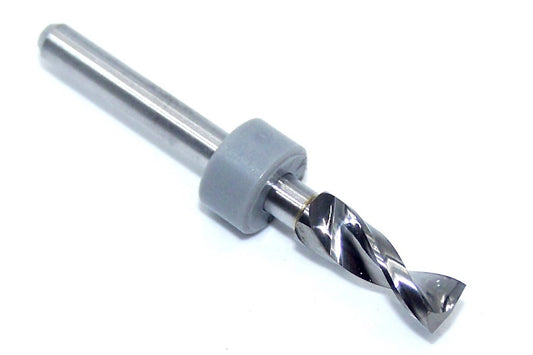 150.1660.500 Kyocera #19 Carbide 2 Flute Drill PCB Type .1660" Diameter .500" Flute 1.50" Length .125" Shank