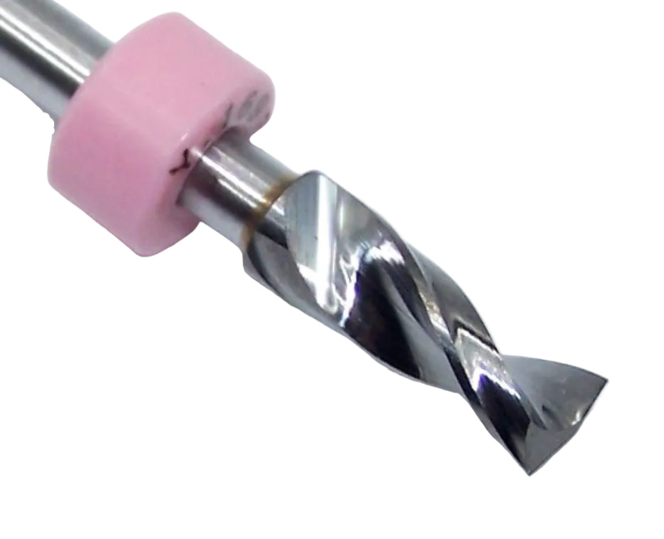 150.1693.500 Kyocera 4.30mm Carbide 2 Flute Drill PCB Type .1693" Diameter .500" Flute 1.50" Length .125" Shank 165° Point