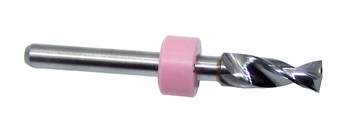 150.1693.500 Kyocera 4.30mm Carbide 2 Flute Drill PCB Type .1693" Diameter .500" Flute 1.50" Length .125" Shank 165° Point