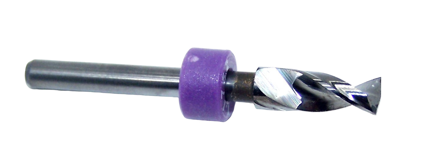 150.1752.500 Kyocera 4.45mm Carbide 2 Flute Drill PCB Type 165° Point 0.1752" Diameter .500" Flute 1.50" Length .125" Shank