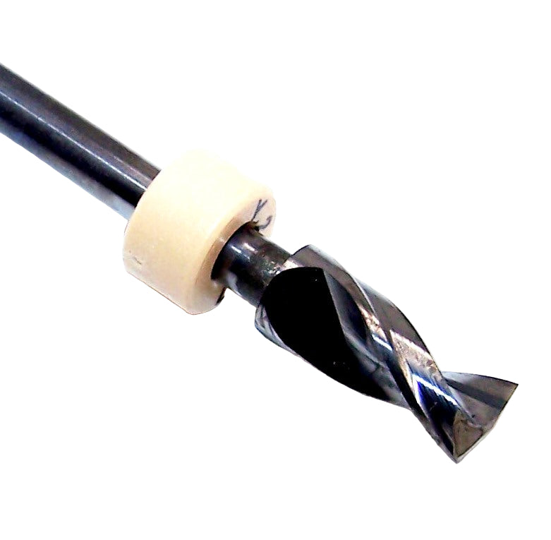 150.2047.500 Kyocera 5.20mm Carbide 2 Flute Drill PCB Type 165° Point 0.2047" Diameter .500" Flute 1.50" Length .125" Shank
