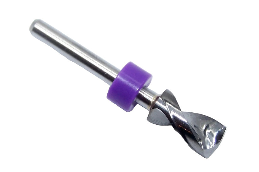 150.2500.500 Kyocera 1/4" Carbide 2 Flute Drill PCB Type .250" Diameter .500" Flute 1.50" Length .125" Flute