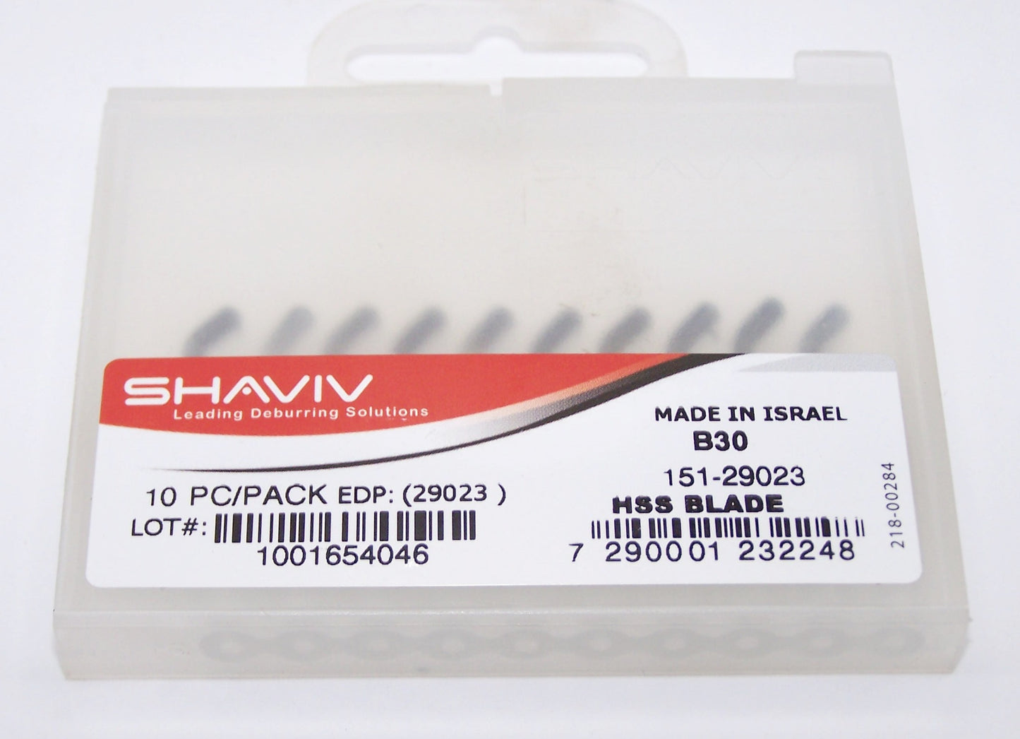 151-29023 Shaviv B30 29023 High Speed Steel Hooked Deburr Blade (Pack of 10)