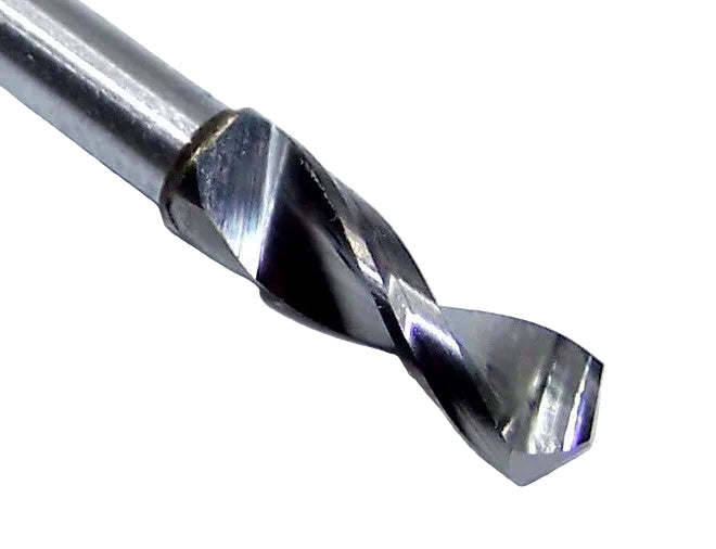 155-1540.500 Kyocera #23 Carbide 0.1540" Diameter 0.500" Flute 1.50" Length 0.125" Shank 130° Point