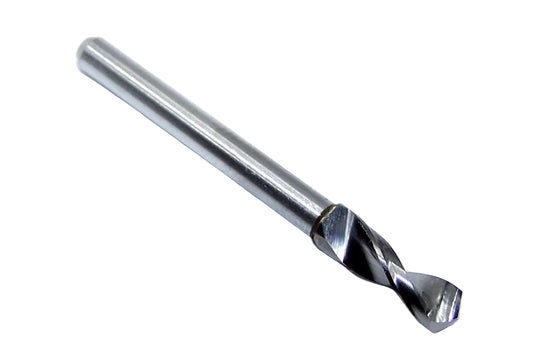 155-1540.500 Kyocera #23 Carbide 0.1540" Diameter 0.500" Flute 1.50" Length 0.125" Shank 130° Point