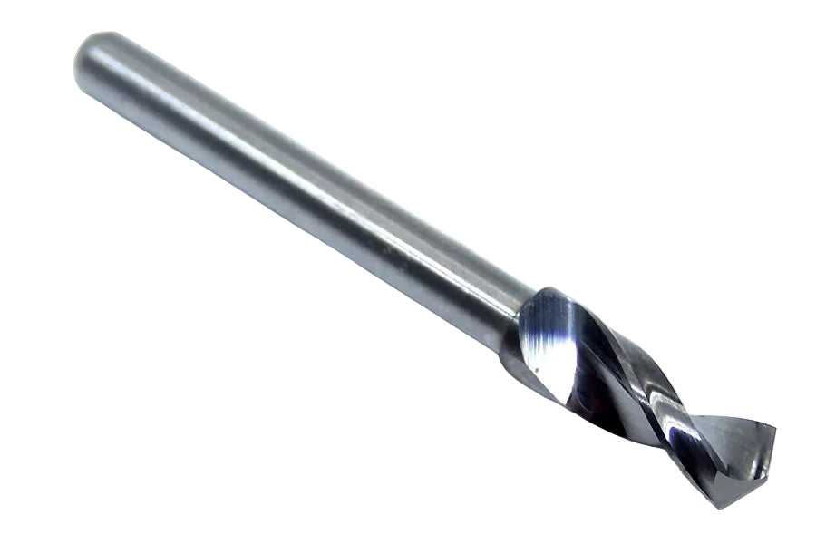 155-1693.500 Kyocera 4.30mm Carbide 0.1693" Diameter 0.5000" Flute 1.5" Length 0.125" Shank 130° Point