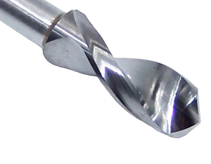 155-1752.500 Kyocera 4.45mm Carbide 2 Flute Drill 0.1752" Diameter 0.500" Flute 1.50" Length 0.125" Shank 130° Point