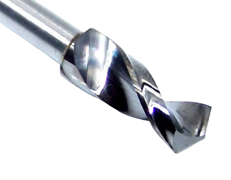 155-1850.500 Kyocera 4.70mm Carbide Drill 0.1850" Diameter 0.5000" Flute 1.5" Length 0.125" Shank 130° Point)