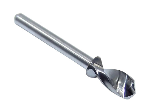 155-2165.500 Kyocera 5.50mm Carbide 0.2165" Diameter 0.500" Flute 1.50" Length 0.125" Shank 130° Point