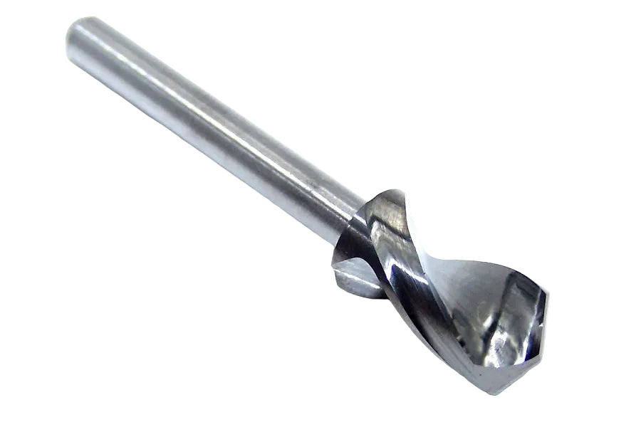 155-2559.500 Kyocera 6.50mm Carbide 0.2559" Diameter 0.5000" Flute 1.5" Length 0.125" Shank 130° Point