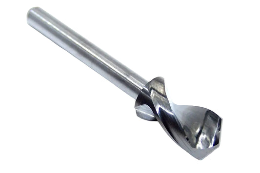 155-2559.500 Kyocera 6.50mm Carbide 0.2559" Diameter 0.5000" Flute 1.5" Length 0.125" Shank 130° Point