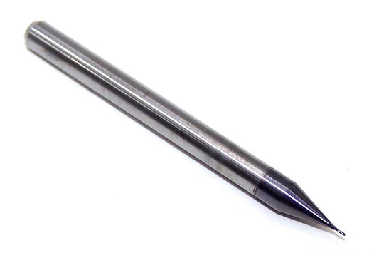 1610-0120L036 Kyocera #83 Carbide 2 Flute End Mill AlTiN Coated .0120" Diameter .036" Flute 1.50" Length .125" Shank