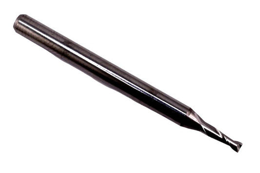 1610-0625.188 Kyocera 1/16" Carbide 2 Flute End Mill 0.0625 Diameter .188" Flute 1.50" Length .125" Shank