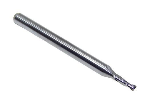 1610-0625.188A1 Kyocera 1/16" Carbide 2 Flute End Mill Low Cobalt 0.0625 Diameter .188" Flute 1.50" Length .125" Shank