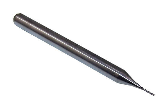 1650-0197.098J1 Kyocera 0.50mm Carbide 2 Flute End Mill Down Cut SQ .0197" Diameter .098" Flute 1.50" Length .125" Shank